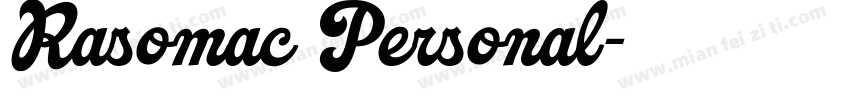 Rasomac Personal字体转换